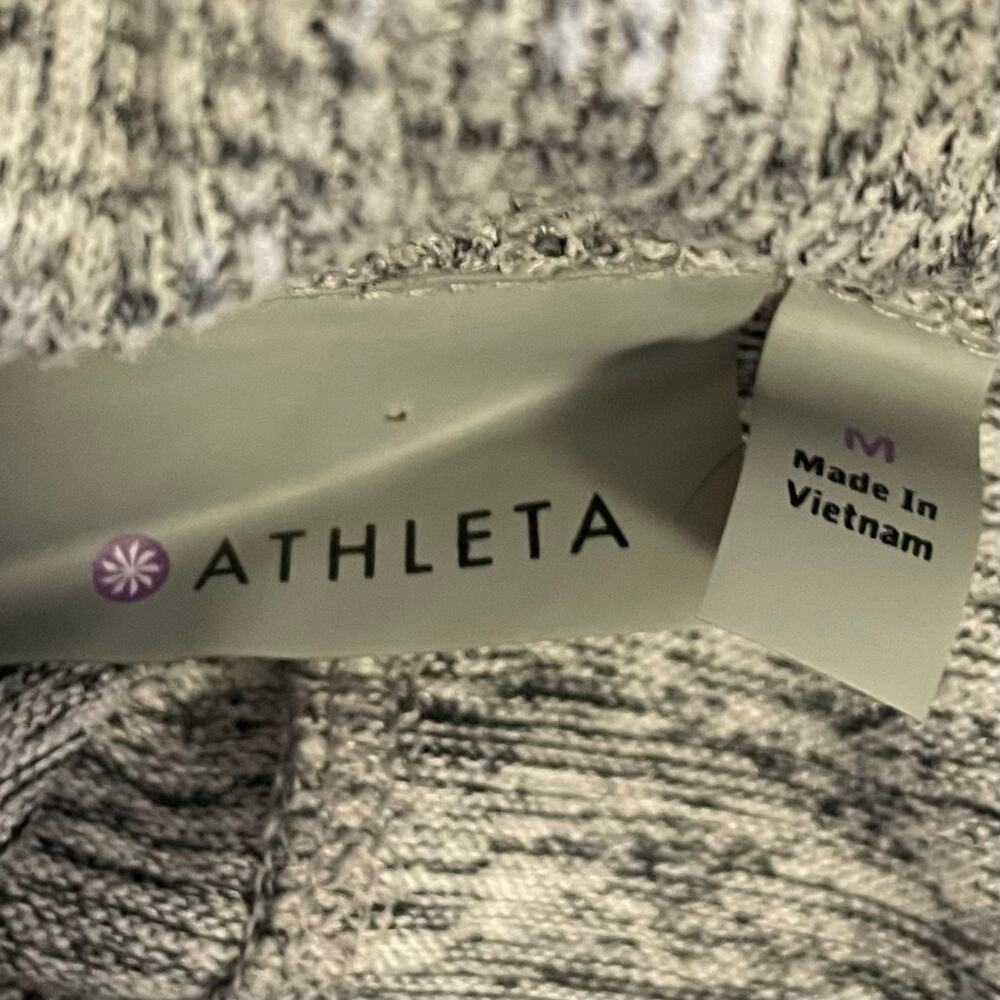 Athleta Downplay Heather Gray Drawstring Skirt - image 3